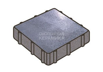 Гранитная тротуарная плитка Готика, Квадрат Granite FINO, 300x300x100, Амфиболит 1