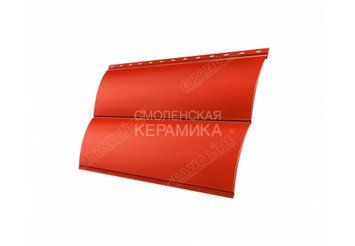 Сайдинг GL Optima Корабельная доска 0,45мм оранжевый глянцевый 2