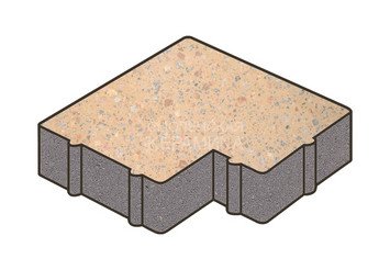 Гранитная тротуарная плитка Готика, Калипсо Granite FINO, 60 мм, Павловское 1