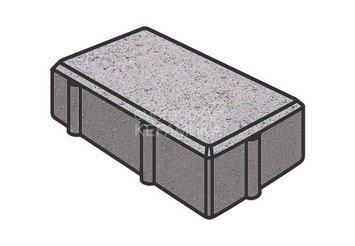 Тротуарная плитка Готика, Брусчатка Premium Gold, 200x100x80 мм, цвет Голд 1 1