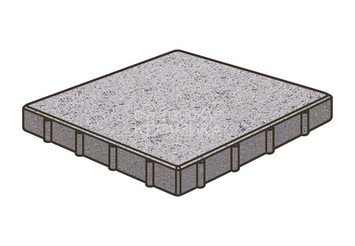 Тротуарная плитка Готика, Квадрат Premium Gold, 400x400x60 мм, цвет Голд 1 1