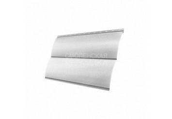 Сайдинг GL Print dp Блок-Хаус 0,5мм белый матовый 2