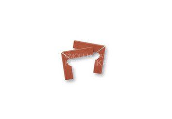 Плинтус ступени правый Stroeher 9006(316) patrizierrot ofenbunt 1