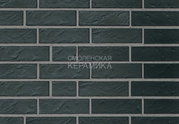 Кирпич клинкерный ROBEN FARO, черный с оттенком NF 1