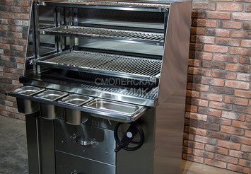 Мангал многофункциональный угольный УММ/2-ROBATA L1000 2