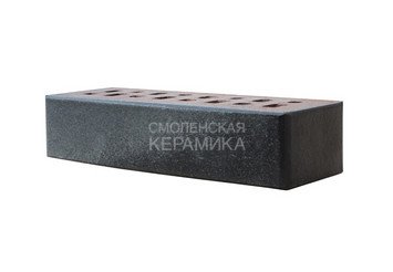 Клинкер фасадный ЛСР «Берген» черно-серебристый гладкий 7