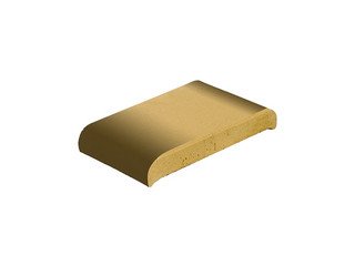 Парапетная клинкерная плитка ZG Clinker КР20 желтый тушевой