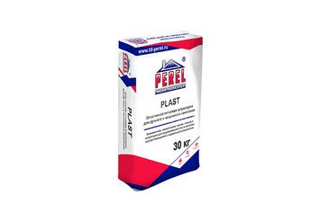 Пластичная, трещиноустойчивая гипсовая штукатурка Perel Plaster 0521, 30 кг (ручн. и маш. нанесение) 1