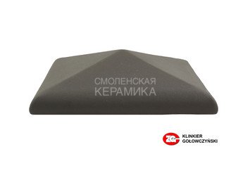 Колпак для забора ZG Clinker клинкерный С57 графит 1