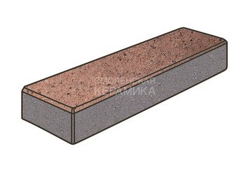 Тротуарная плитка Готика, Брусок Premiun Gold, 180x60x80 мм, цвет Голд 15 1