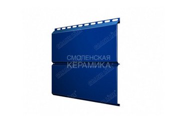 Сайдинг GL Print ЭкоБрус 0,5мм синий матовый 2