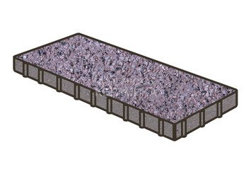 Тротуарная плитка Готика, Плита Premium Gold, 900x300x80 мм, цвет Голд 20 1