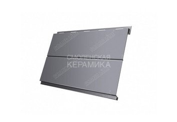 Сайдинг GL Optima Вертикаль gofr,line,prof 0,5мм серый глянцевый 3