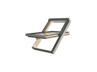 Манcардное окно FAKRO PTP-V /GO U4 из ПВХ 94*118 "Золотой дуб"