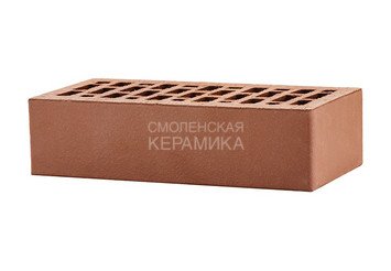 Кирпич лицевой керамический ЛСР Коричневый гладкий, 1НФ 7