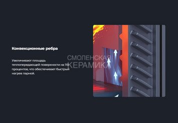 Печь чугунная для бани Технолит Гром 30 (П2) 15