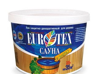 Лак Евротекс Рогнеда 0,9л сауна (13234)