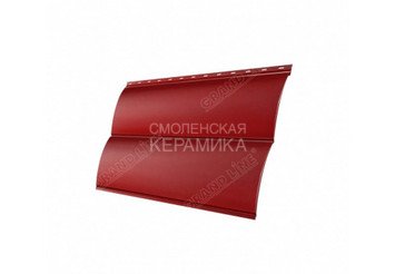 Сайдинг GL Safari Блок-Хаус 0,5мм красный матовый 2