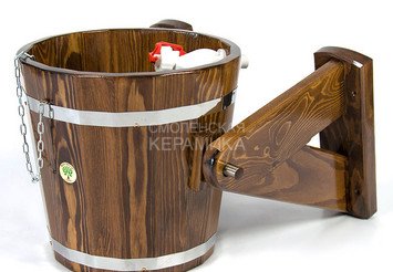 Обливное устройство BentWood из лиственницы малое МОРЕНОЕ 12л 1