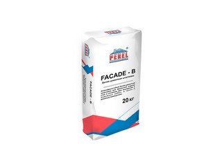 Цементная шпатлевка Perel Facade - b 0652 для финишной отделки, 20 кг белая