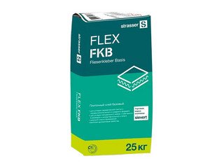 Плиточный клей базовый (C1 T) 72980 STRASSER FLEX FKB