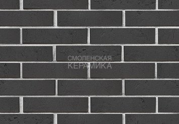 Кирпич лицевой керамический ЛСР Графитовый, крафт, 1НФ 3