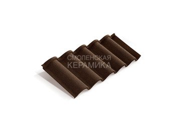 Композитная черепица Metrotile ROMANA Айрон-барк 1