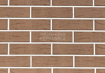 Кирпич облицовочный КЕРМА 1НФ, Терракот рустик 1