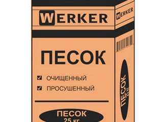 ПЕСОК обмуровочный WERKER 25 кг Терракот