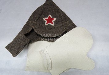 Набор для сауны Мужской войлок (3 предмета) (ЭС) 1