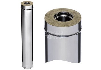 Сэндвич 1,0 м (AISI 430/0,8мм + нерж.) Ф120х200, Ferrum HF 30-50 1