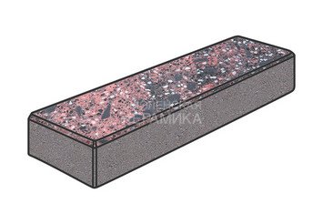 Гранитная тротуарная плитка Готика, Паркет Granite FINO, 300x100x80, Дымовский 1