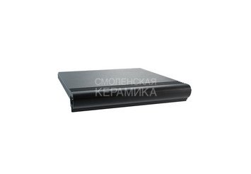 Ступень из полимерного композита рядовая ZKING Verona графит 4