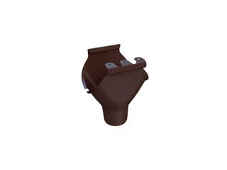 Воронка желоба сталь Braas (т-коричневый, графит)