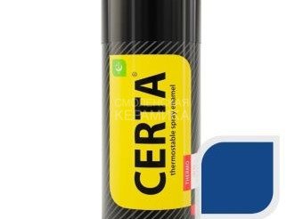 Краска-аэрозоль термостойкая Церта синий (520мл) +400гр. 1