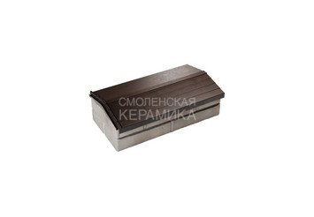 Парапет Zking Bona 255х510 на 1 кирпич коричневый 1
