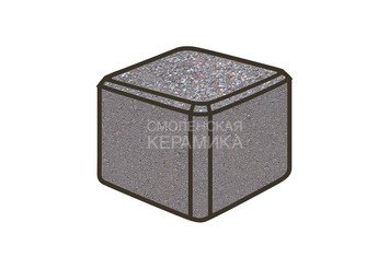 Тротуарная плитка Готика, Куб Premiun Gold, 80x80x80 мм, цвет Голд 13 1