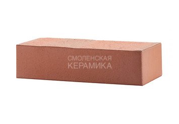 Кирпич лицевой полнотелый ЛСР Красный флэш гладкий, 1НФ 4