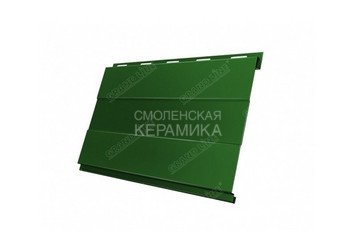 Сайдинг GL Polydexter Вертикаль 0,5мм зеленый матовый 4