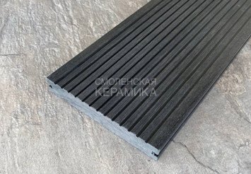 Террасная доска Latitudo Solid полнотелая 150x21x4000 мм, Графит 3