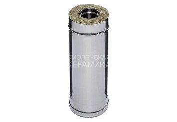 Сэндвич 0,5 м (AISI 430/0,5мм + нерж.) Ф80х160, Ferrum GS 30-50 1