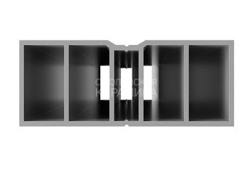 Алюминиевая лага HILST 50x20x4000 мм 2