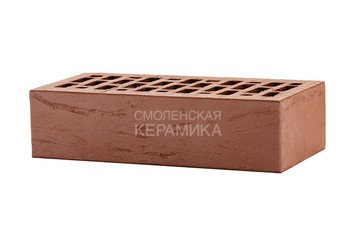 Кирпич лицевой керамический ЛСР Коричневый рустик, 1НФ 7