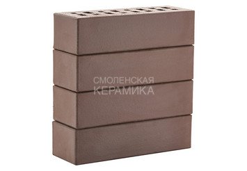 Клинкер фасадный ЛСР «Мюнхен» коричневый гладкий 4