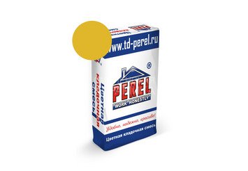 Цветная кладочная смесь Perel SL 5035 желтый, 50 кг 1