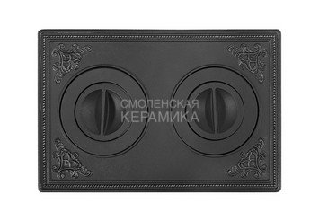 Плита Усиленная чугунная П2-510(В) (510х340) Антрацит 1