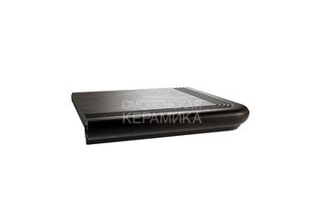 Ступень из полимерного композита угловая ZKING Verona темно-коричневая 4