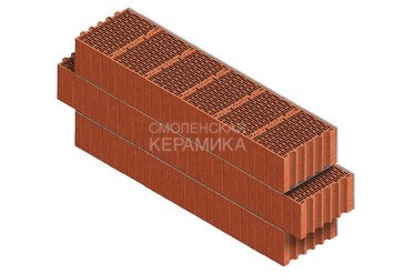 Камень керамический крупноформатный Porotherm 38 Thermo, высокоэффективный 3