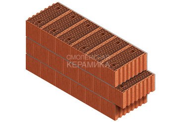 Камень керамический крупноформатный Porotherm 51 3