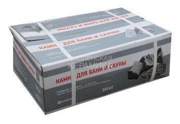 Камень д/сауны Габбро-диабаз, 20кг (коробка) (С.) 1